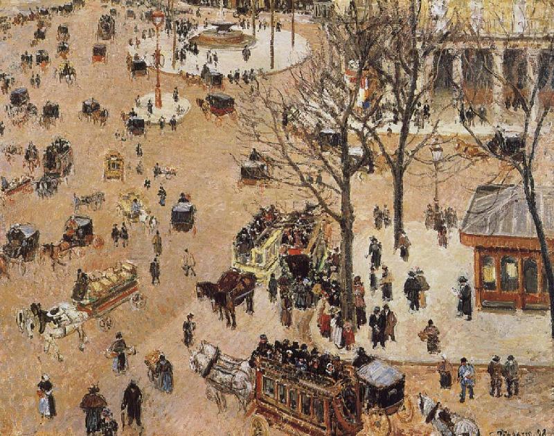Camille Pissarro French Grand Theater Square China oil painting art
